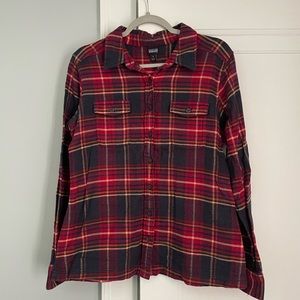 Patagonia Long Sleeve Fjord Organic Cotton Flannel Shirt